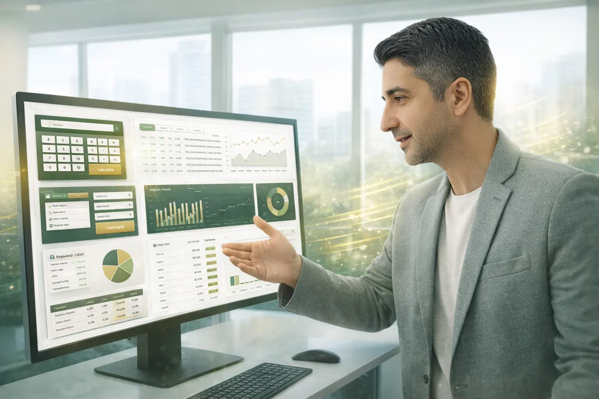 תוכן חכם עם מחשבונים ואינפוגרפיקות — ארתור קלנדרוב