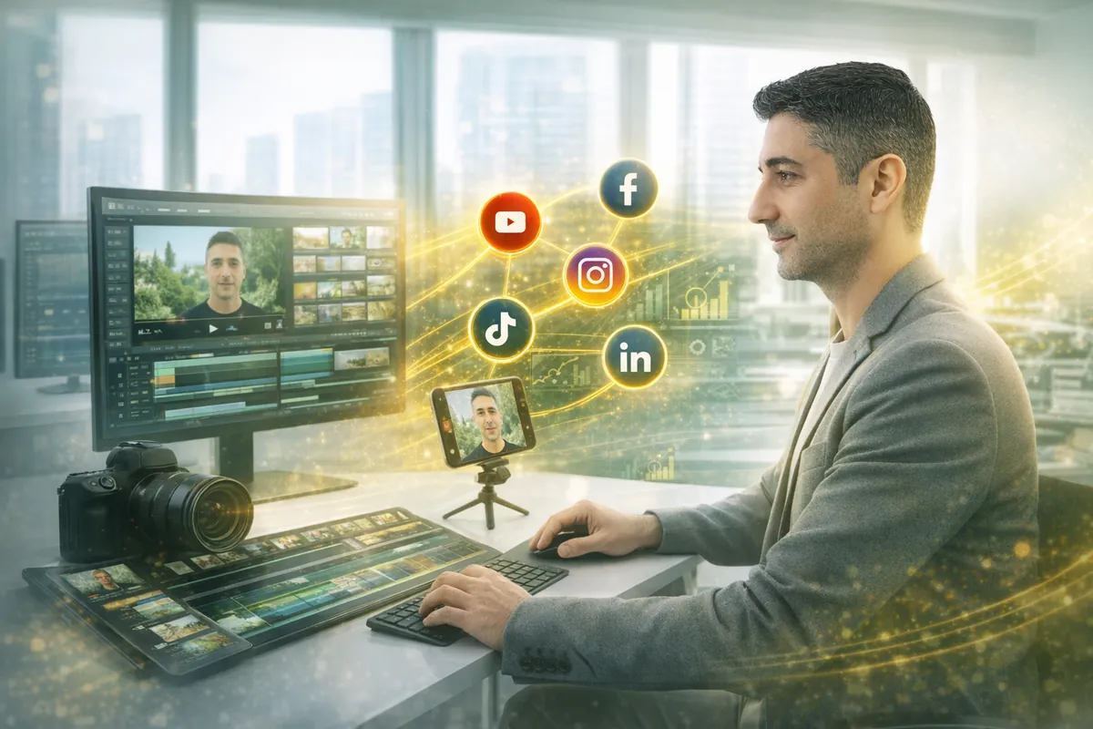 הפקת סרטונים והפצה ברשתות חברתיות — ארתור קלנדרוב