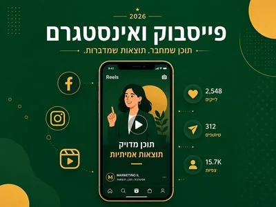סרטון אנימציה שמיועד לקמפיין Facebook Ads