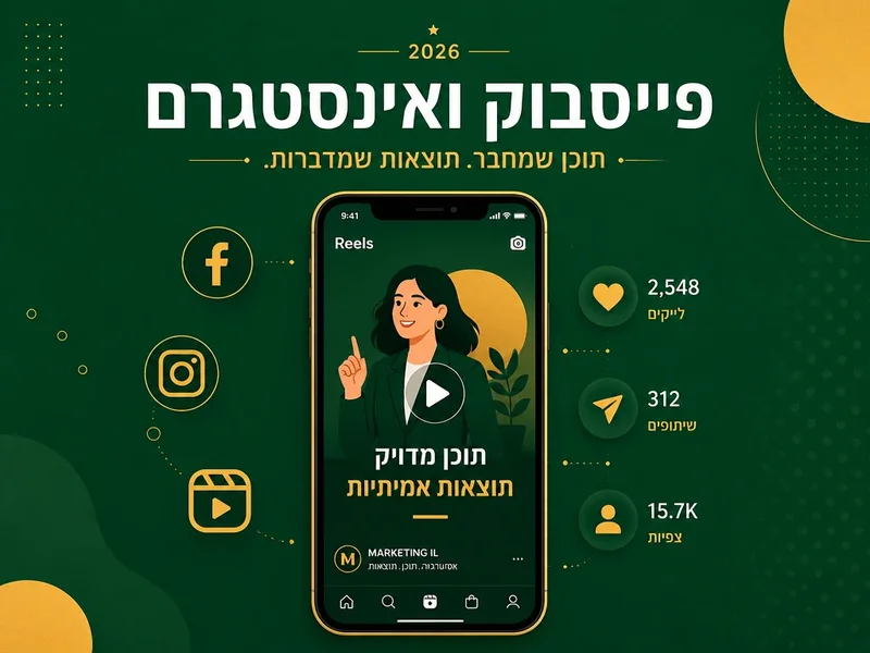 סרטון אנימציה שמיועד לקמפיין Facebook Ads