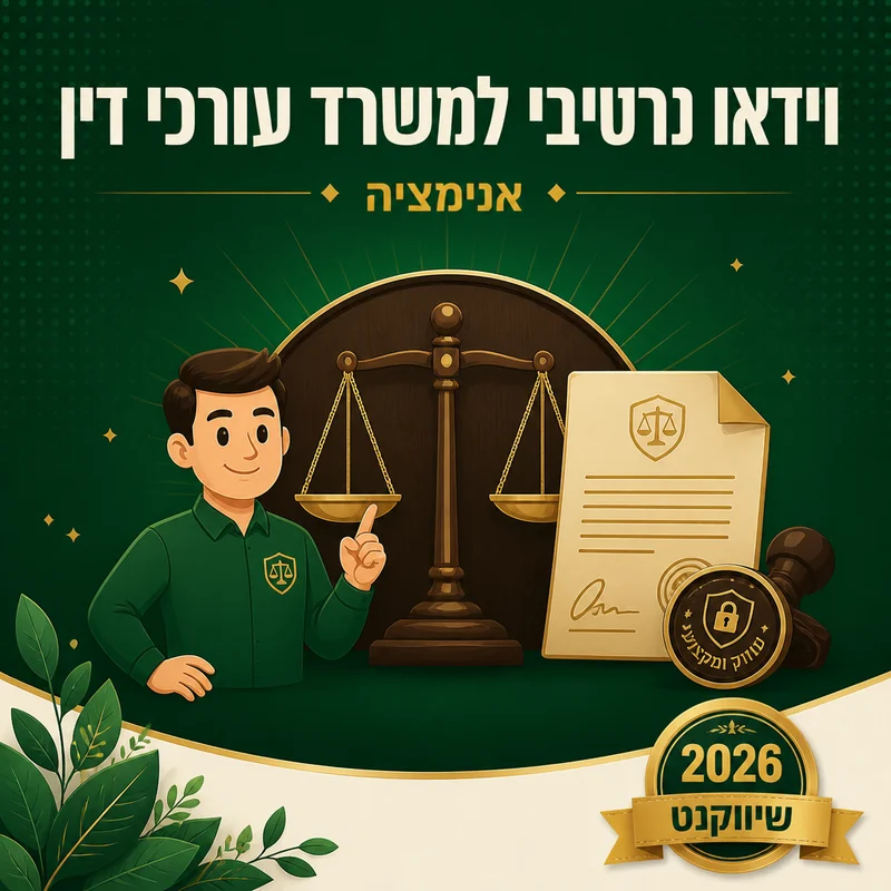דוגמה לסרטון תדמית נרטיבי למשרד עורכי דין של שיווקנט