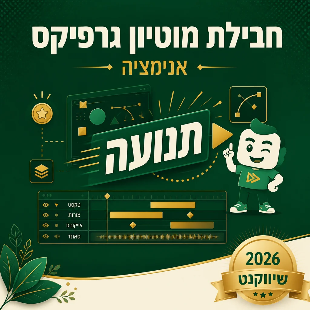 דוגמה לחבילת מוטיון גרפיקס של שיווקנט