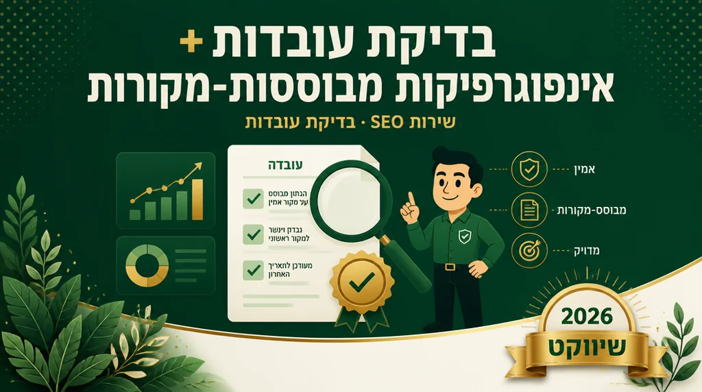 בדיקת עובדות ואינפוגרפיקות SEO