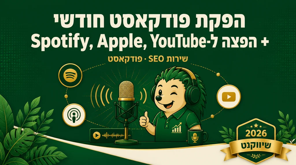 הפקת פודקאסט חודשי לעסקים