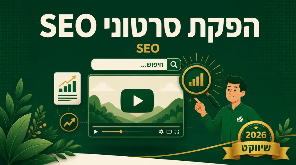דוגמה לסרטון SEO שמדרג בגוגל וב-YouTube