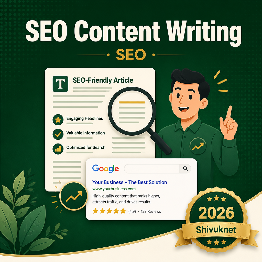 SEO articles that rank on Google month after month - Shivuknet