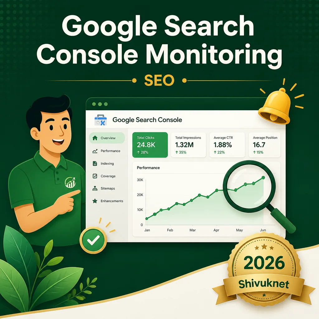 Google Search Console monitoring — see what is working before competitors do - Shivuknet