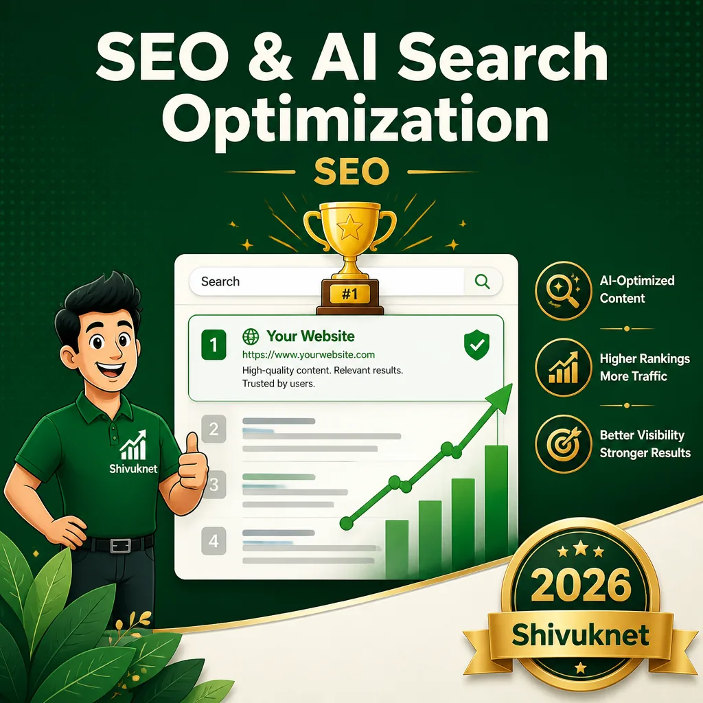 SEO & Organic Search — Shivuknet