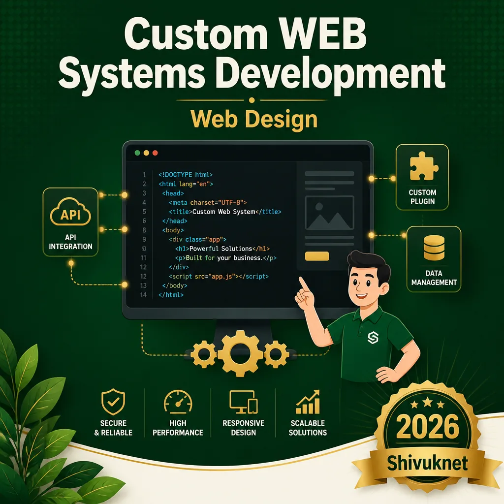 Custom web development service