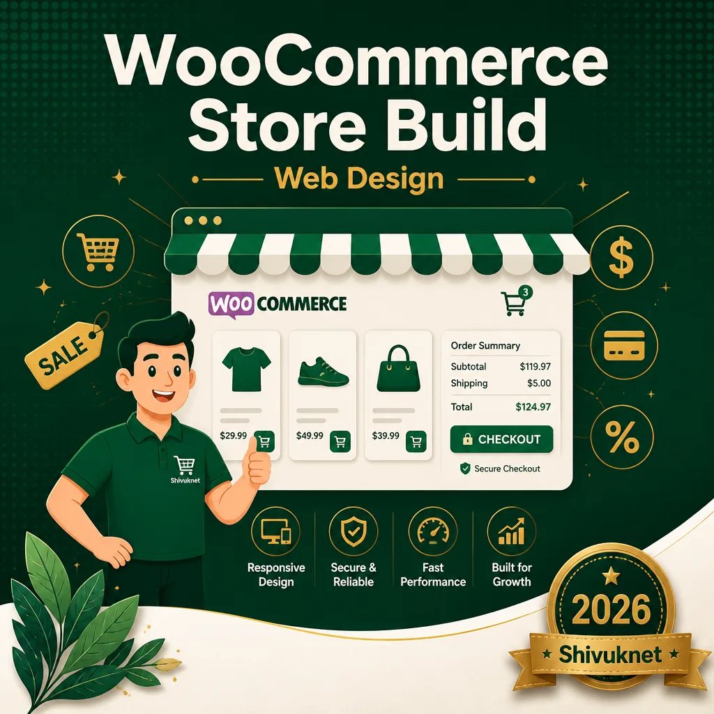 WooCommerce store design service