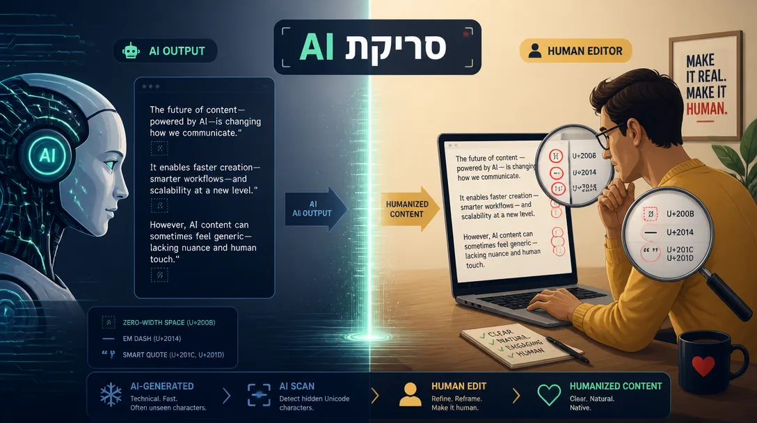 סריקת תוכן AI - שיווקנט
