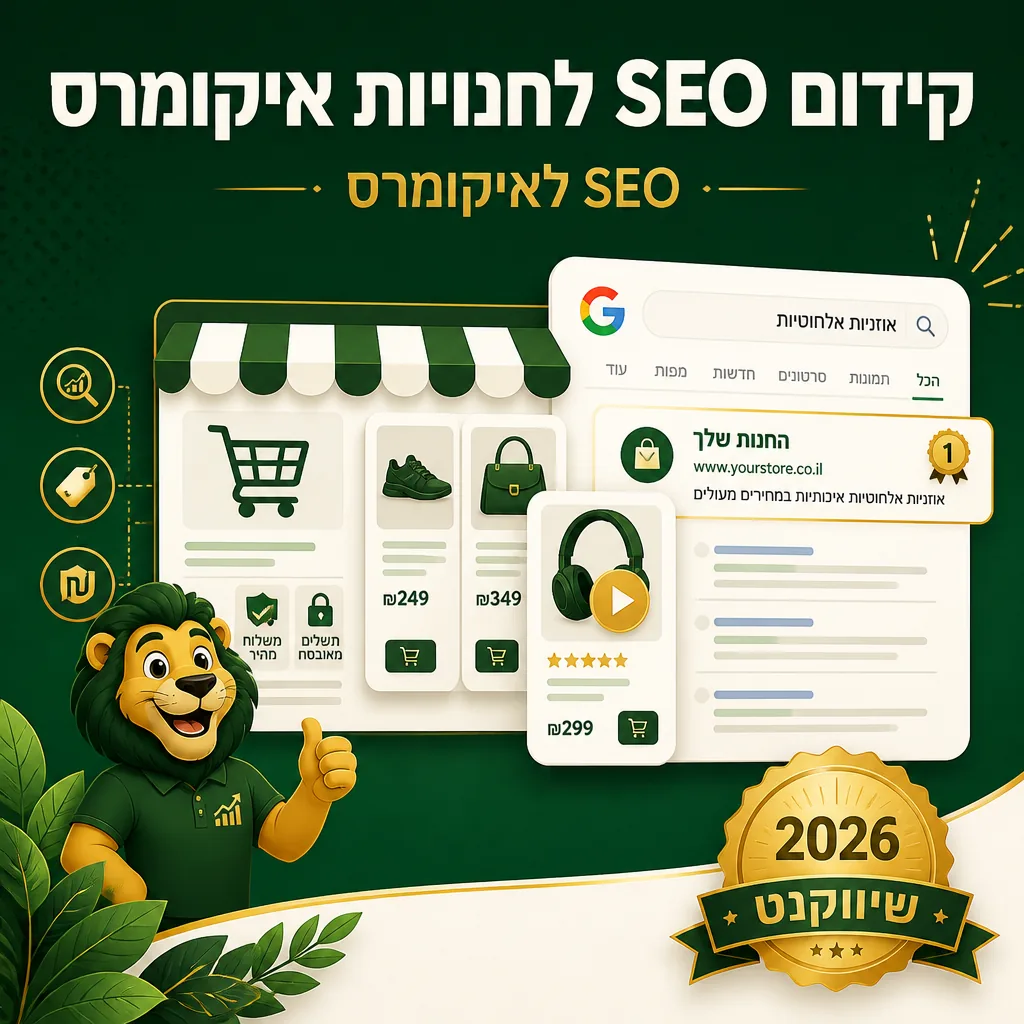 קידום SEO לחנויות איקומרס - שיווקנט