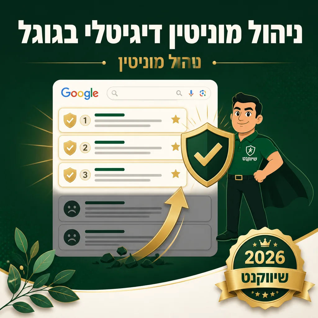 דוגמה לפרויקט ניהול מוניטין