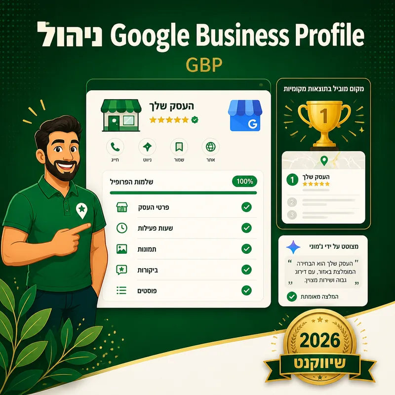 ניהול Google Business Profile - שיווקנט