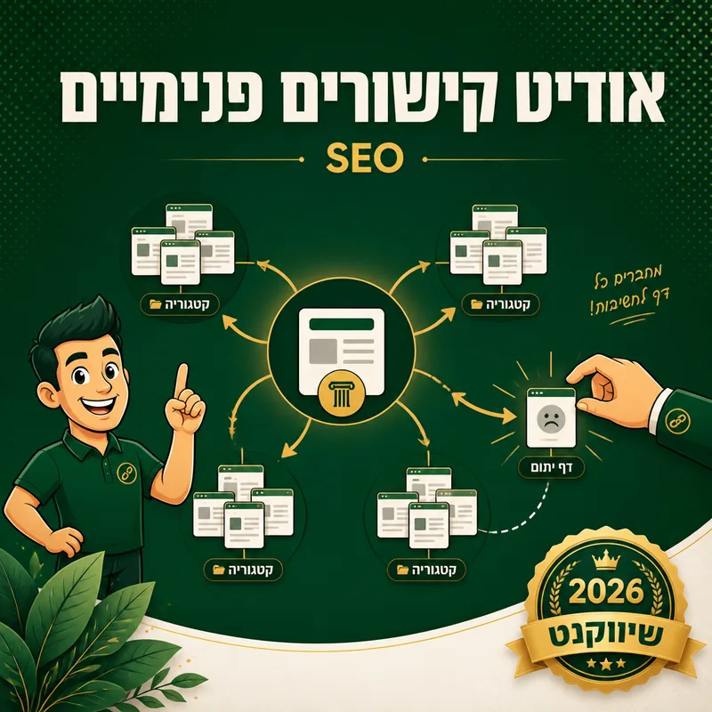 אודיט קישורים פנימיים - שיווקנט
