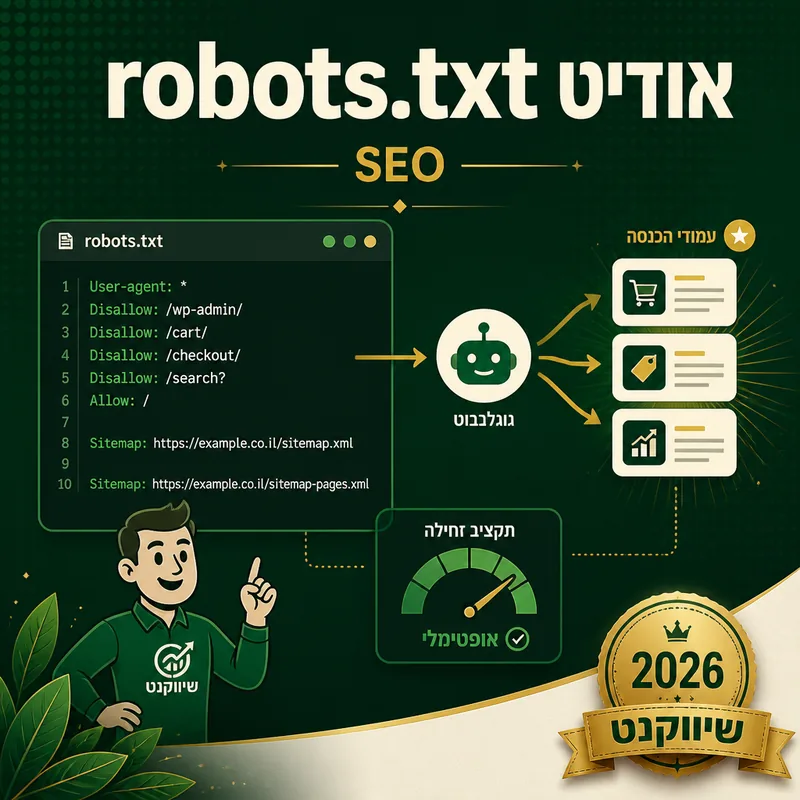 אודיט robots.txt - שיווקנט