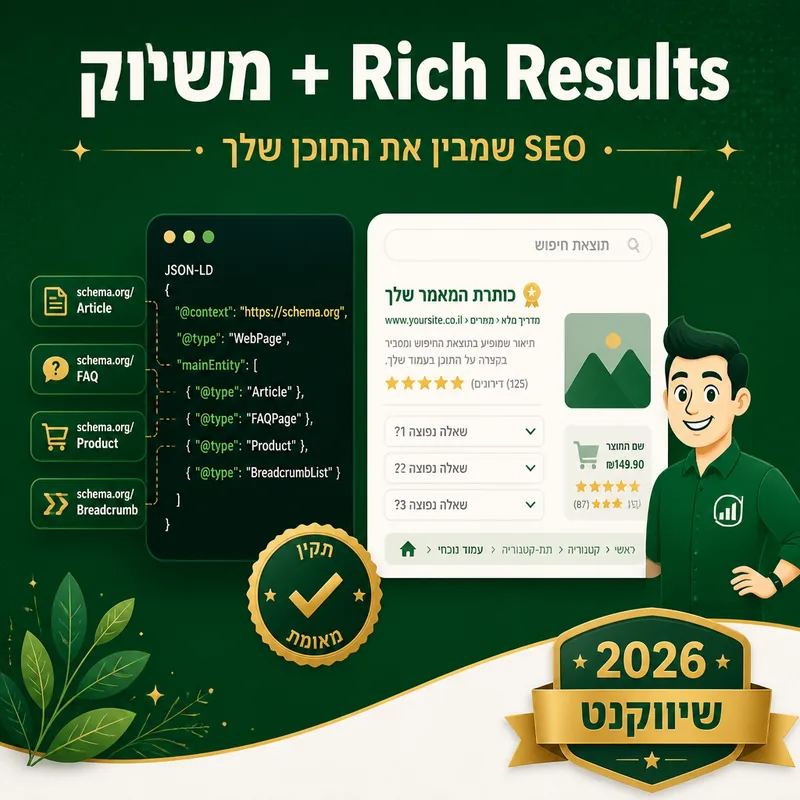Schema + Rich Results - שיווקנט