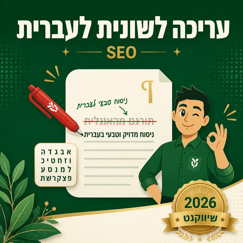 דוגמה לפרויקט עריכה