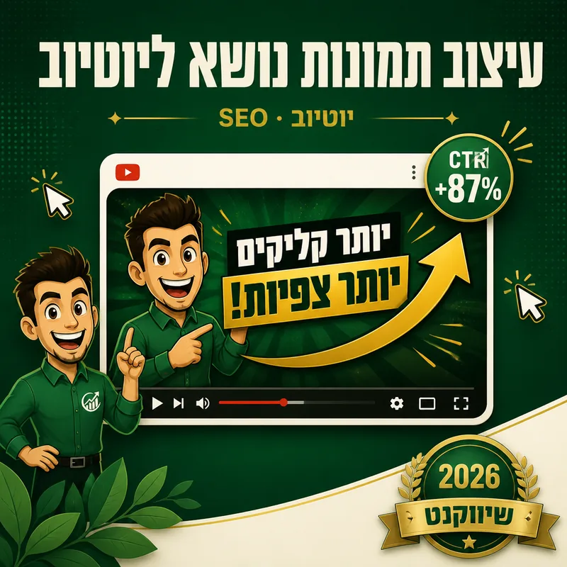עיצוב תמונות נושא ליוטיוב - שיווקנט