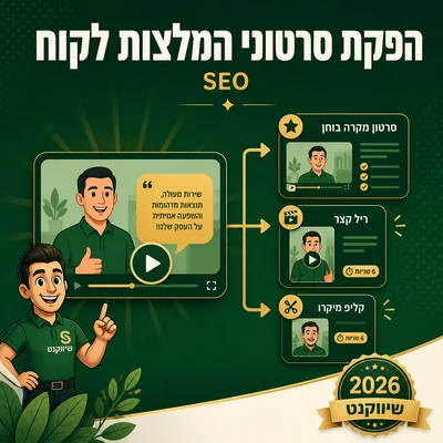 הפקת סרטוני המלצות לקוח לאתר ולפרסום